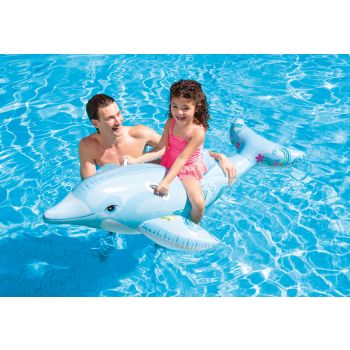 Intex LIL' DOLPHIN RIDE-ON, igračka na napuhavanje, plava