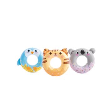 Intex CUTE ANIMAL TUBE, igračka na napuhavanje, višebojno