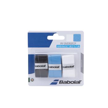 Babolat MY OVERGRIP X3, grip tenis, crna