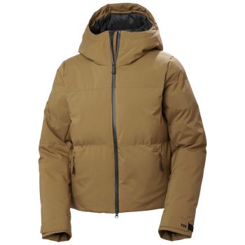 Helly Hansen W NORA SHORT PUFFY JACKET, ženska skijaška jakna, smeđa