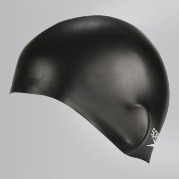 Speedo MOULD SILC CAP JU, dječja kapa za plivanje, crna