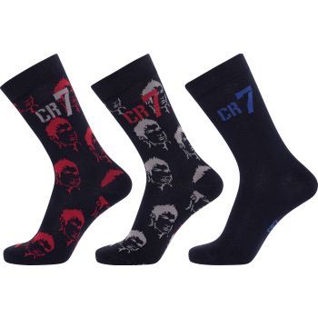Cr7 BOYS SOCKS 3-PACK, dječje čarape, crna