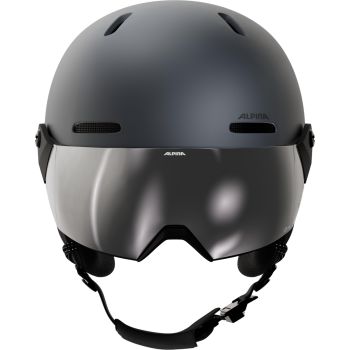 Alpina ZUPO 2 VISOR Q-LITE, dječja skijaška kaciga, siva