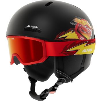 Alpina ZUPO 2 DISNEY SET, dječja skijaška kaciga, crna