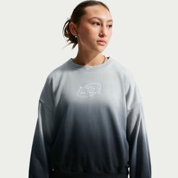 Nike G NSW STDO FLC BXY CRW GFX, dječji pulover, siva