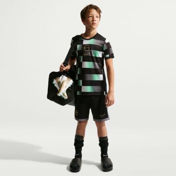 Nike KM K NK DF ACD25 SS TOP, dječja majica za nogomet, crna