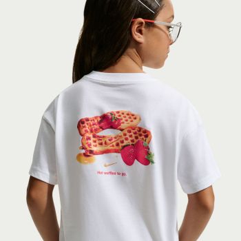 Nike G NSW TEE BOXY WAFFLES, dječja majica, bijela