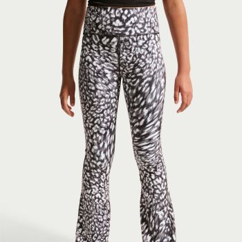 Nike G NK DF ONE TGHT AOP, dječje tajice za fitnes, crna