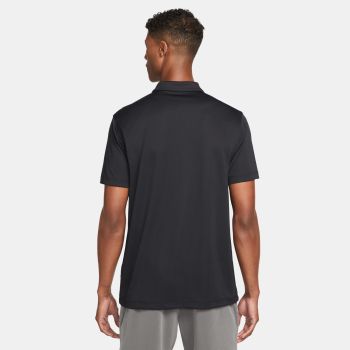 Nike M NKCT DF POLO SOLID, muška polo majica za tenis, crna