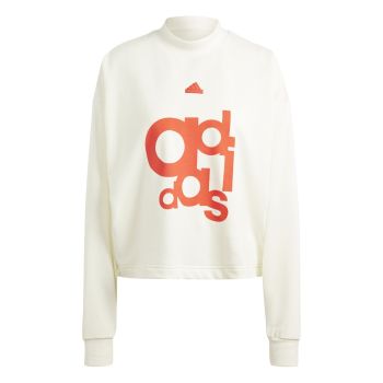 Adidas W BLUV CREW, ženski pulover, bijela