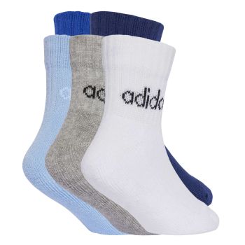 Adidas KIDS LIN ANK 5P, dječje čarape za fitnes, plava