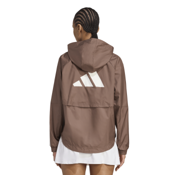 Adidas HYGLM WINDB, ženska jakna za fitnes, smeđa