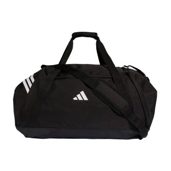 Adidas TIRO DUFFLE L, sportska torba za nogomet, crna