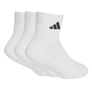 Adidas C KD ANK 3P, dječje čarape za fitnes, bijela