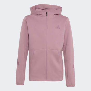 Adidas J Z.N.E. FZ HD, dječja jakna, roza