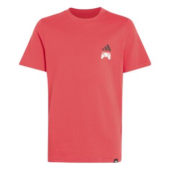Adidas J GAME T 2, dječja majica, crvena