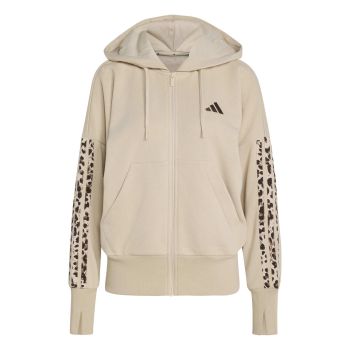 Adidas W AOP 3S FT FZ, ženska majica, bež