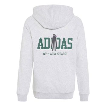 Adidas J MC HOODIE, dječji pulover, siva