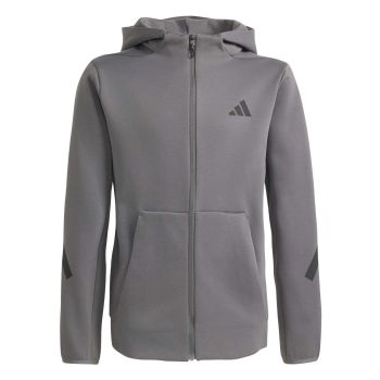 Adidas J Z.N.E. FZ HD, dječja jakna, siva
