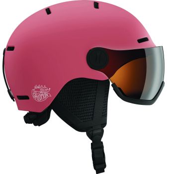 Salomon ORKA VISOR, dječja skijaška kaciga, crvena