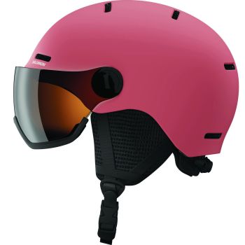 Salomon ORKA VISOR, dječja skijaška kaciga, crvena
