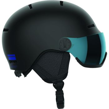 Salomon ORKA VISOR, dječja skijaška kaciga, crna