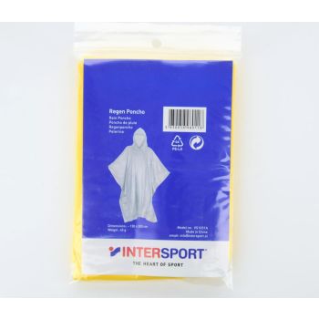 Intersport RAIN PONCHO, muška jakna za planinarenje, žuta