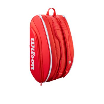 Wilson SUPER TOUR PADEL BAG, torba padel, crvena