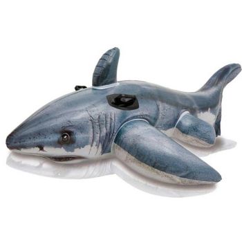 Intex GREAT WHITE SHARK RIDE-ON, igračka na napuhavanje, siva