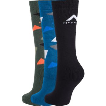 McKinley FRANKY B 3-PCK, dječje skijaške čarape, zelena