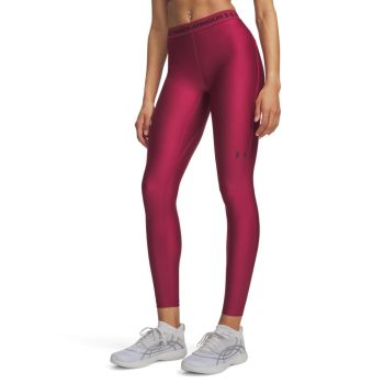 Under Armour HEATGEAR LEGGING, ženske tajice za fitnes, crvena