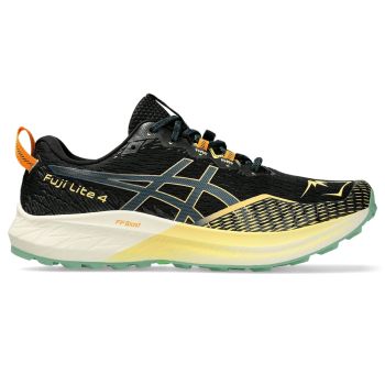 Asics FUJI LITE 4, muške tenisice za trail trčanje, crna