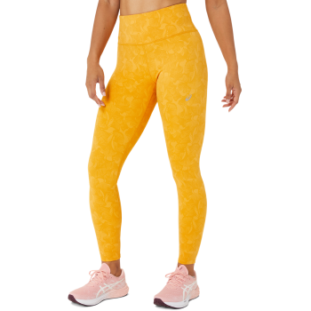 Asics RUNKOYO JACQUARD TIGHT, ženske tajice za trčanje, žuta