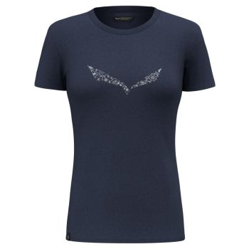 Salewa SOLIDLOGO DRY T SHIRT W, ženska majica za planinarenje, plava