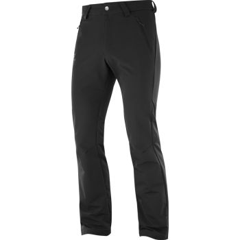Salomon WAYFARER WARM PANT, muške planinarske hlače, crna