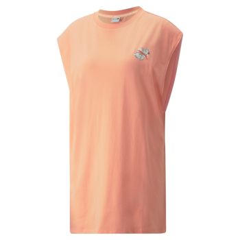Puma HF SLEEVELESS OVERSIZED TEE, odjeća, narančasta