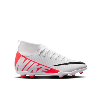 Nike JR SUPERFLY 9 CLUB FG/MG, dječje kopačke za nogomet, bijela