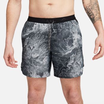 Nike M NK DF STRIDE 7BF SHORT AOP, muške kratke hlače za trčanje, crna