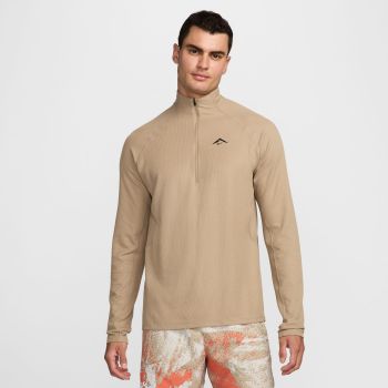 Nike M NK DF TRAIL MIDLAYER HZ, muški puli za trčanje, bež