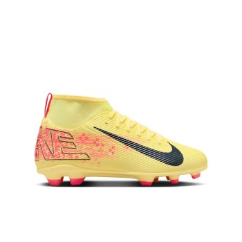 Nike JR SUPERFLY 10 CLUB KM FG/MG, dječje kopačke za nogomet, žuta