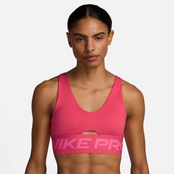 Nike W NP INDY PLUNGE BRA BOLD, ženski sportski top, roza