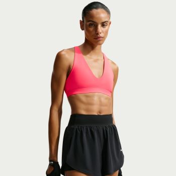 Nike W NK DF INDY STRAPPY BRA, ženski sportski top, roza