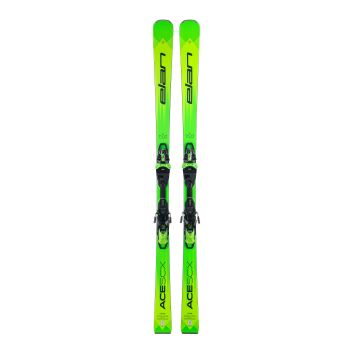 Elan ACE SCX FUSION X + EMX 12.0 GW, set race skije, zelena