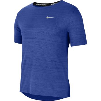 Nike M NK DF MILER TOP SS, muška majica za trčanje, plava