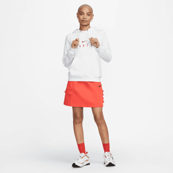 Nike CRO W NSW ESSNTL HOODIE PO FLC, ženska jakna, bijela