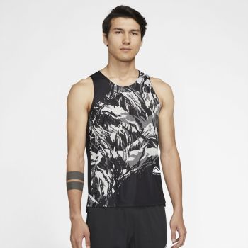 Nike M NK DF TRAIL RISE 365 PR TANK, muška majica za trčanje, crna