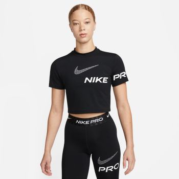 Nike W NP DF GRX SS CROP TOP, majica, crna