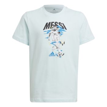 adidas Y MESSI G T, dječja majica za nogomet, plava