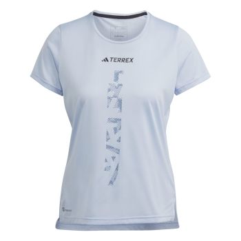 adidas AGR SHIRT W, ženska majica za planinarenje, plava