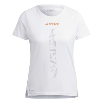 Adidas AGR SHIRT W, ženska majica za trčanje, bijela